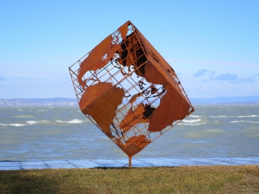 Earth artwork steel